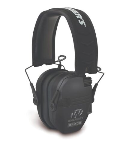 Walkers Razor Slim Electronic Muff Black - Noise Reduction 23dB