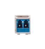 ICC LC Duplex Fiber Optic Module White Keystone Adapter - Image 3