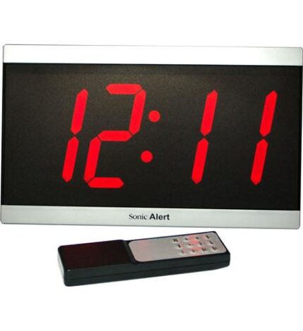 Sonic Bomb BD4000 Large LED Display Alarm Clock with Remote