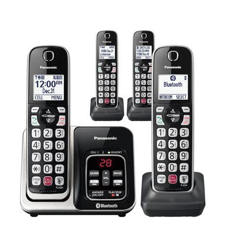 4 Handset Link2Cell Cordless Phone Panasonic 4-Handset Link2Cell Cordless Phone DECT 6.0 - Image 1