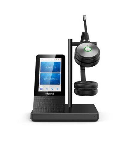 Yealink YEA-WH66 Dual DECT Wireless Headset with Touchscreen
