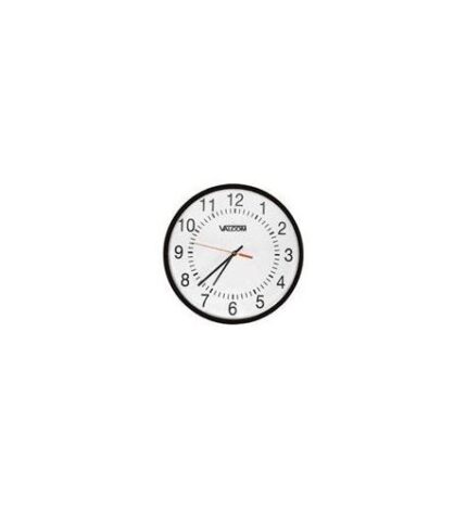 VALCOM Metal PoE Analog Clock 16 Inch for Offices