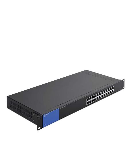 Linksys 24-Port Desktop Gigabit Switch LINKSYS Gigabit Ethernet Switch with 24 Ports for Fast Networking - Image 1