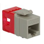 ICC Gray Cat 6 Keystone Jack HD Module - High-Speed