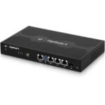 Ubiquiti US Fanless 4-Port Gigabit Router for Home Use