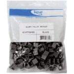 ICC Black Keystone Blank Inserts 100 Pack - HD Module
