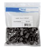 ICC Black Keystone Blank Inserts 100 Pack - HD Module