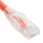 ICC Cat6 Patch Cord 5ft Orange Clear Boot - Gold Plated