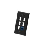 ICC IC107F06BK 1-Gang 6-Port Faceplate for Voice and Data - Image 3