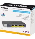 Netgear 8-Port PoE+ Gigabit Ethernet Switch 123W Power - Image 5