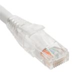 ICC Cat 6 Patch Cord 1ft Clear Boot 10-Pack - White