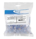 ICC 100-Pack Cat5e/Cat6 8P8C RJ45 Solid Plug Connectors - Image 2