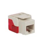 ICC EZ Cat 6 Modular Keystone Jack 400 Pack White - Image 3