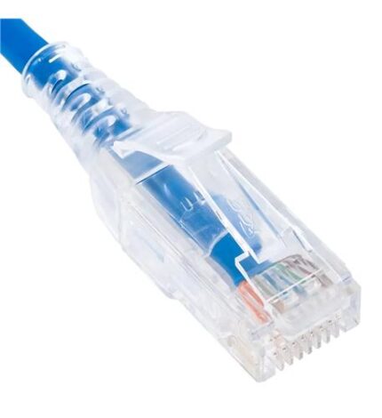 ICC ICPCSH20BL Slim Cat6 Patch Cord 20FT for High-Density Use