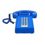 Cortelco Blue Desk Phone with Volume Control & ADA Compliant