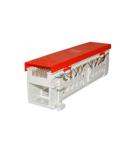 66 Wiring Block 8Jacks 6P6C 50Pair ICC High Impact Flame Retardant 66 Wiring Block for Telecom - Image 1