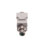 ICC IC107RQGWH White RG6Q RCA Compression Crimp Connector - Image 3