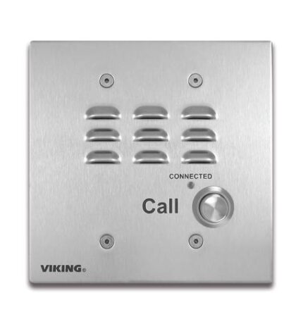 Viking Electronics IP intercom with relay contacts for businesses