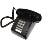 Cortelco Desk Phone ITT-2500-MD-BK Single Line Black - Image 2