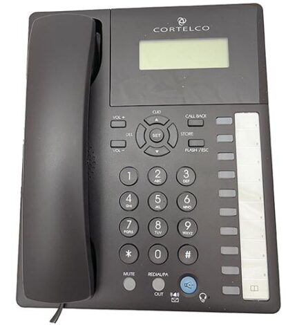 Cortelco 878300TP227S Line Powered Desk Phone w/ Caller ID