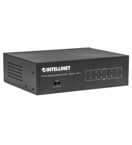 Intellinet ITL-561204 8-Port Gigabit PoE Plus Network Switch