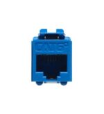 ICC Blue Cat6A Keystone Jack - High-Speed Network Module - Image 3