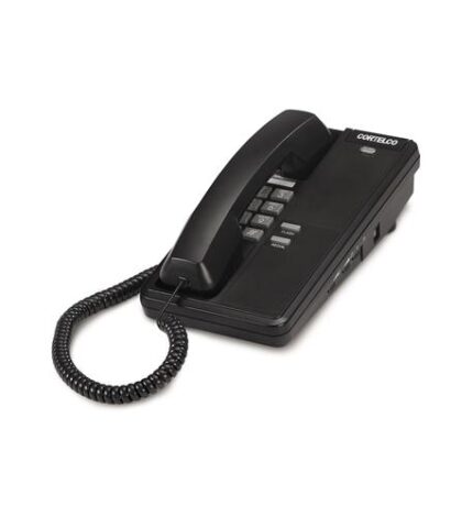 Cortelco Patriot II Corded Phone with Message Lamp Black