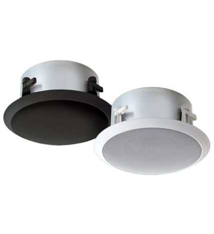 Bogen Low Profile Black Ceiling Speaker - Wide Coverage