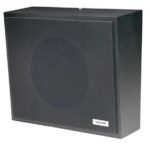 VALCOM VC-V-1061-BK Black Talkback Wall Speaker with Volume Control