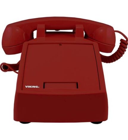 Viking VK-K-1900D-IP Red VoIP Desk Phone, Hearing Aid Compatible