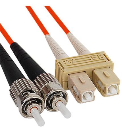 ICC ICFOJ9C301 1 Meter SC-ST Duplex Multimode Fiber Cable