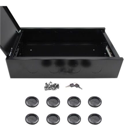 Electriduct 2U Wall Mount Network Cabinet with Key Lock