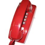 Cortelco 255447 VBA 20M Wall Phone with Volume Control Red