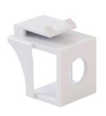 ICC IC107BN2WH White Keystone Cable Feedthrough Module 10-Pack