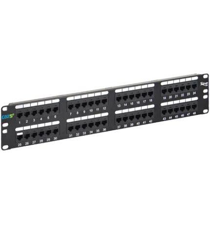 ICC 48-Port CAT5E Patch Panel Rack Mount 2U