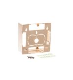 ICC IC107MRDIV 2 Gang Ivory Wall Plate Mounting Box - Image 3