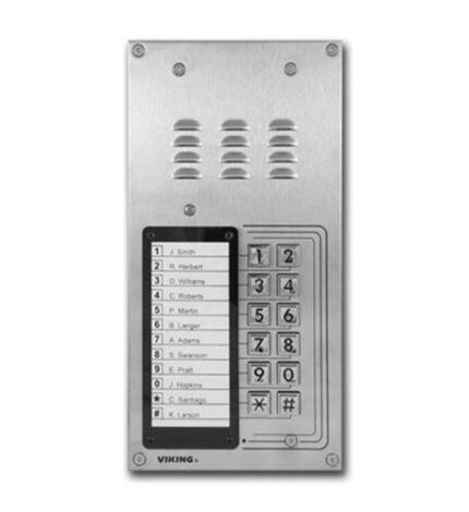 Viking Electronics VK-K-1200 12 Button AC DC Apartment Phone