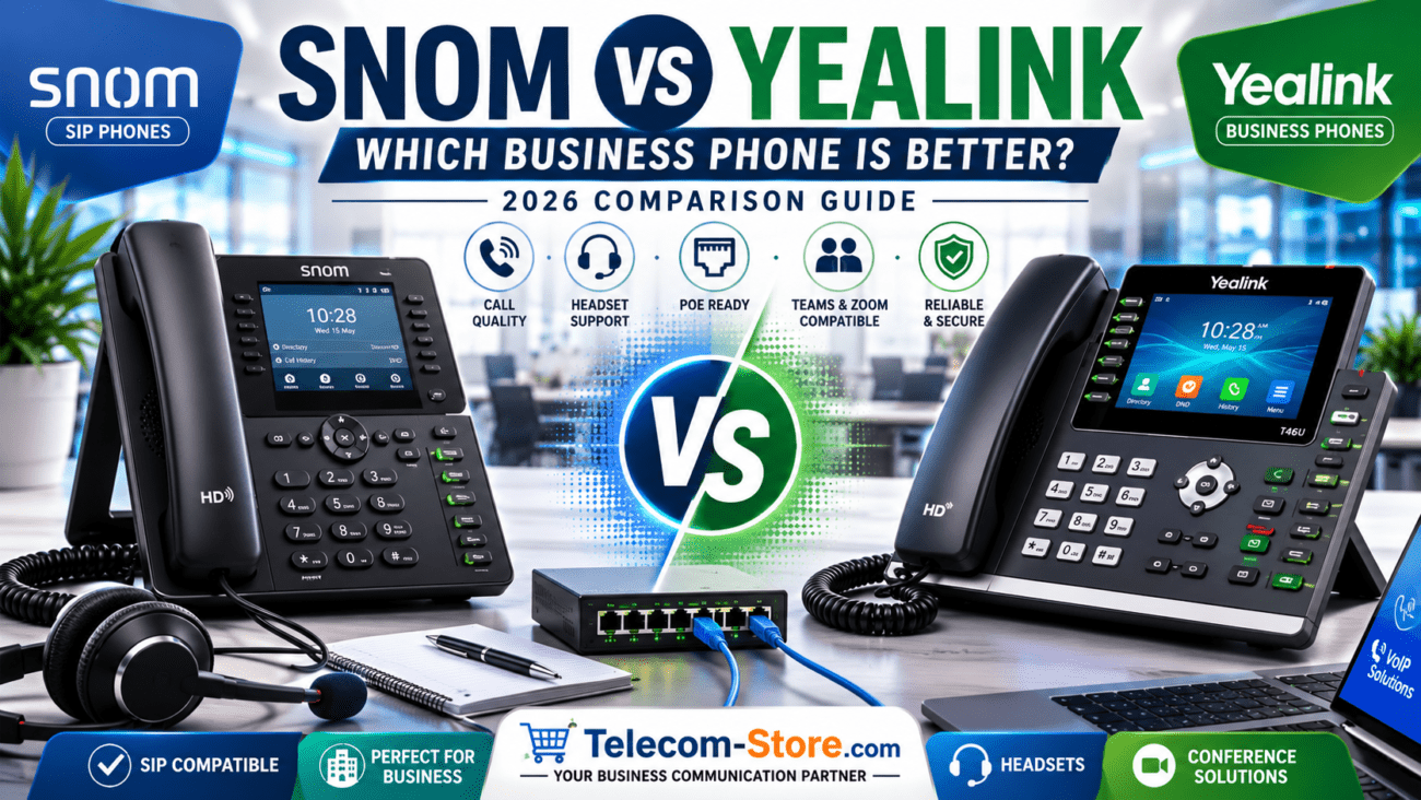 Snom vs Yealink: Which Business Phone Is Better?