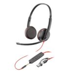 Plantronics PL-8X229A6 USB C Stereo Headset for Business