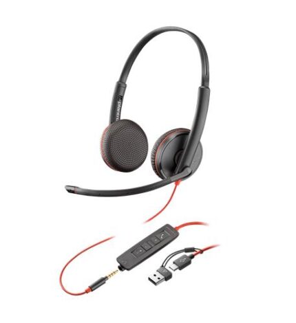 Plantronics PL-8X229A6 USB C Stereo Headset for Business