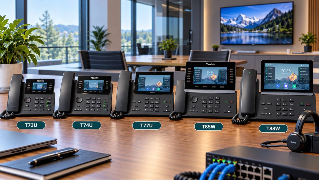 New Yealink T7 and T8 Series business IP phones for 2026